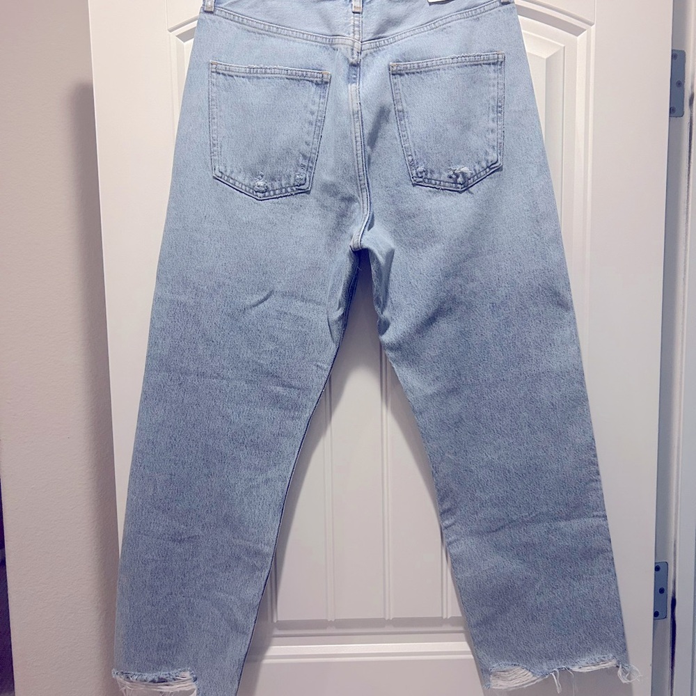 NWT AGolde 90s mid-rise loose straight jeans - Picture 4 of 6